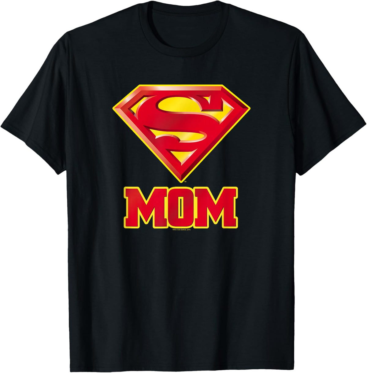 Superman Super Mom T-Shirt - T-Shirt | Black