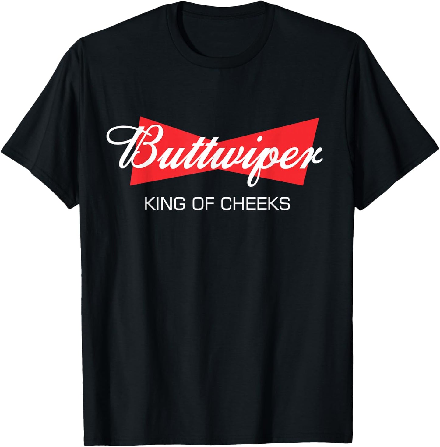 Buttwiper - New Dad Funny Beer Inspired Diaper Shower Gift T-Shirt - T-Shirt | Black