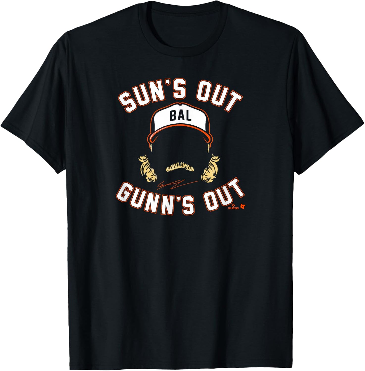 Gunnar Henderson - Sun's Out Gunn's Out - Baltimore Baseball T-Shirt - T-Shirt | Black