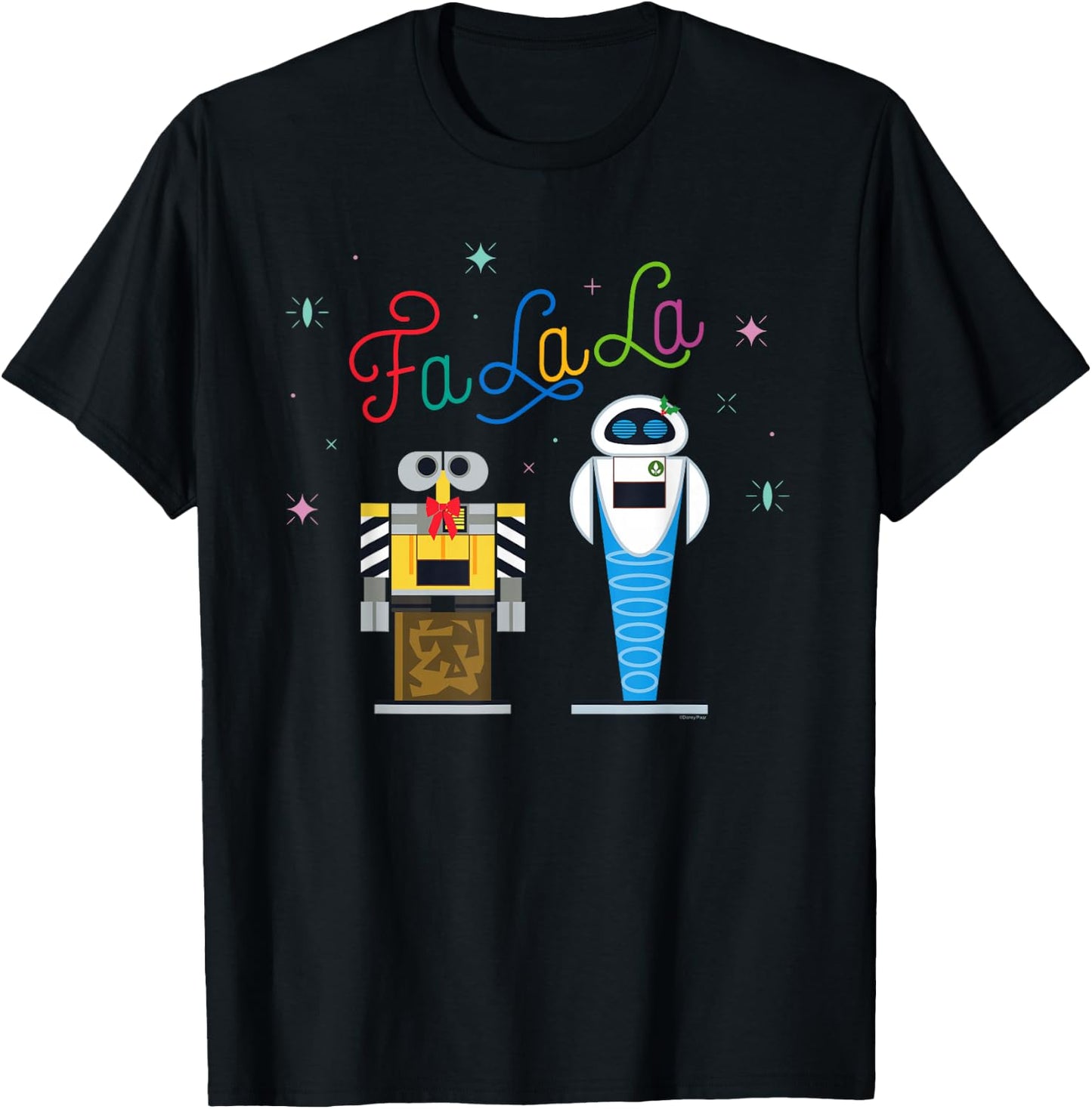 Disney and Pixar’s WALL-E Christmas Holiday Nutcrackers T-Shirt - T-Shirt | Black