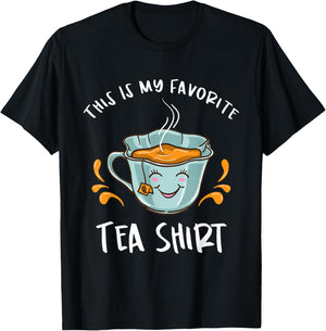 This Is My Favorite Tea T-Shirt - T-Shirt | Black
