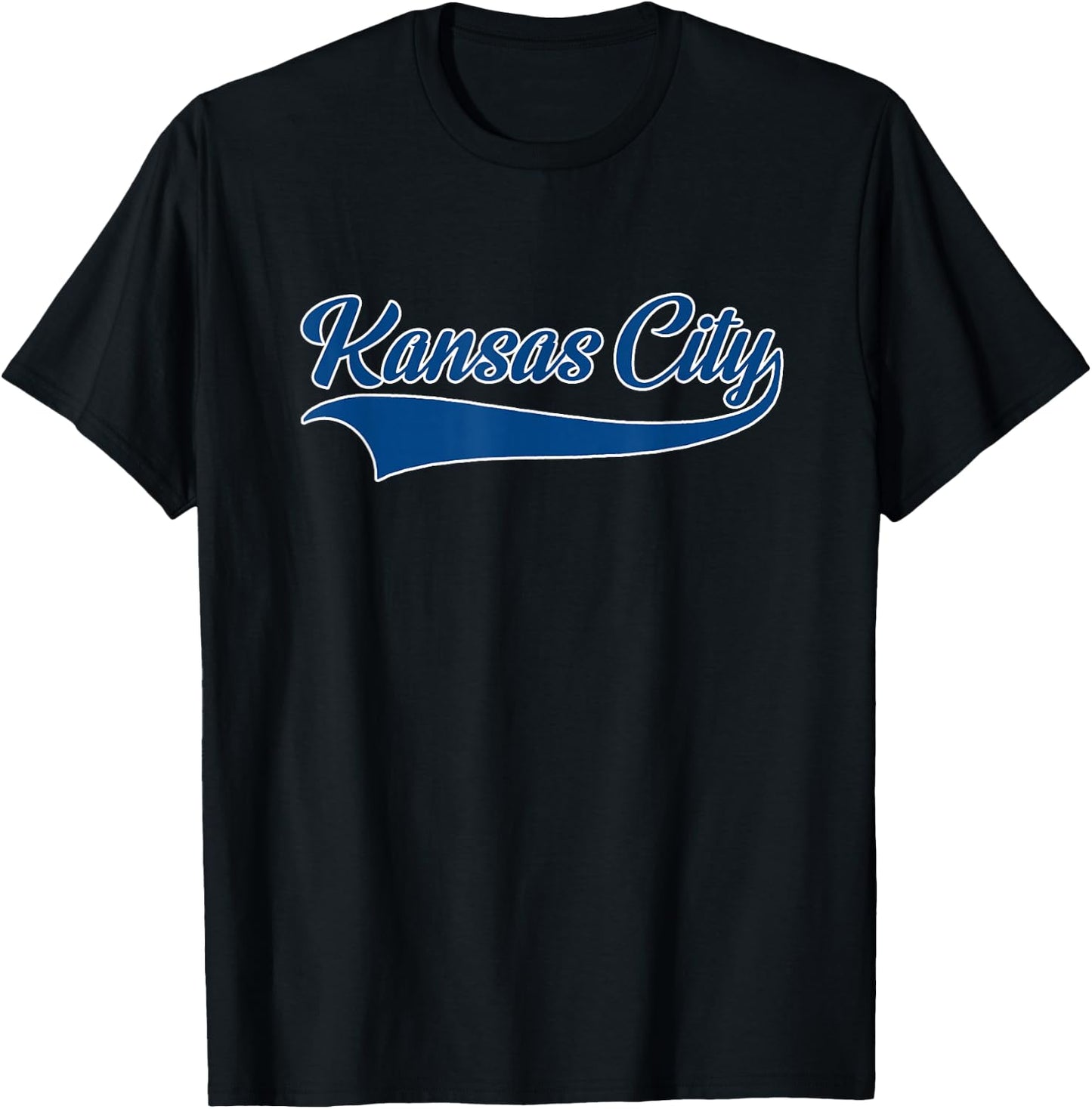 Kansas City Hometown Pride - Throwback Design - Classic T-Shirt - T-Shirt | Black