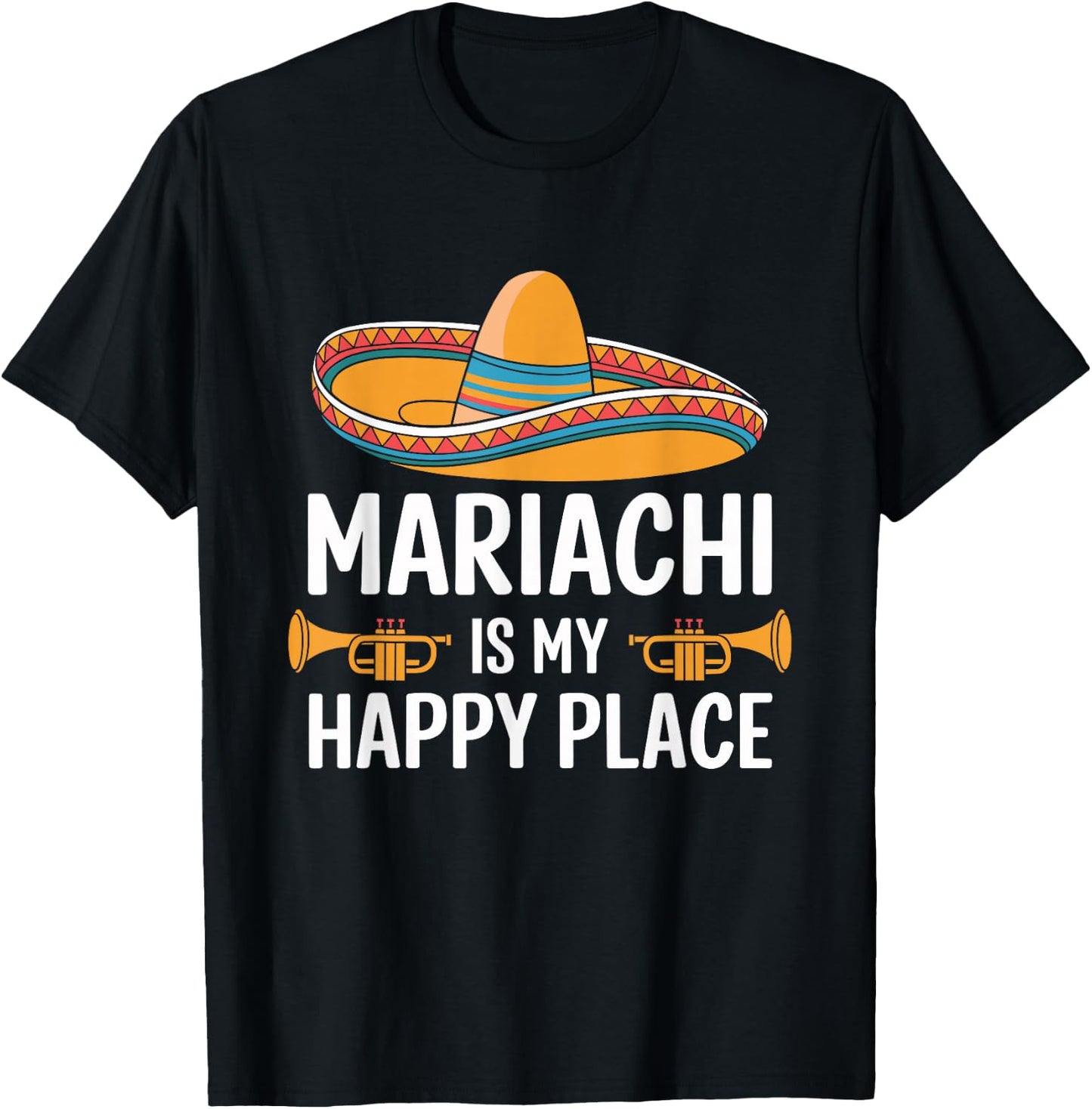 Traditional Mexican Cultural Music Mariachi Lover Fiesta T-Shirt - T-Shirt | Black
