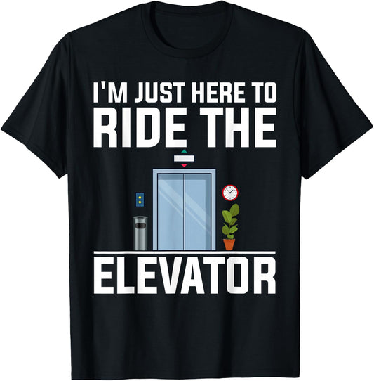 Cool Elevator Art Women Elevator Inspector Installer T-Shirt - T-Shirt | Black