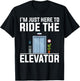 Cool Elevator Art Women Elevator Inspector Installer T-Shirt - T-Shirt | Black
