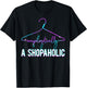Shopaholic - funny shopping gift woman teen girl T-Shirt - T-Shirt | Black