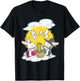 Kawaii Rabbits Pounds - Korean Chuseok Anime Gift T-Shirt - T-Shirt | Black