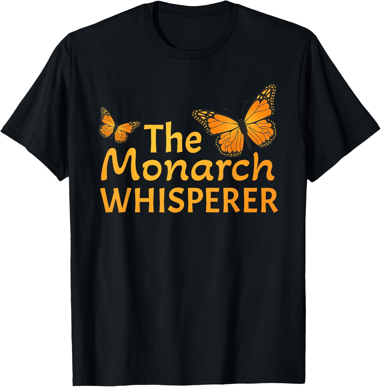 Monarch Butterfly Art Men Women Entomology Monarch Lover T-Shirt - T-Shirt | Black