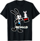 Oswald Rabbit Magician Magic Cartoon 1927 T-Shirt - T-Shirt | Black