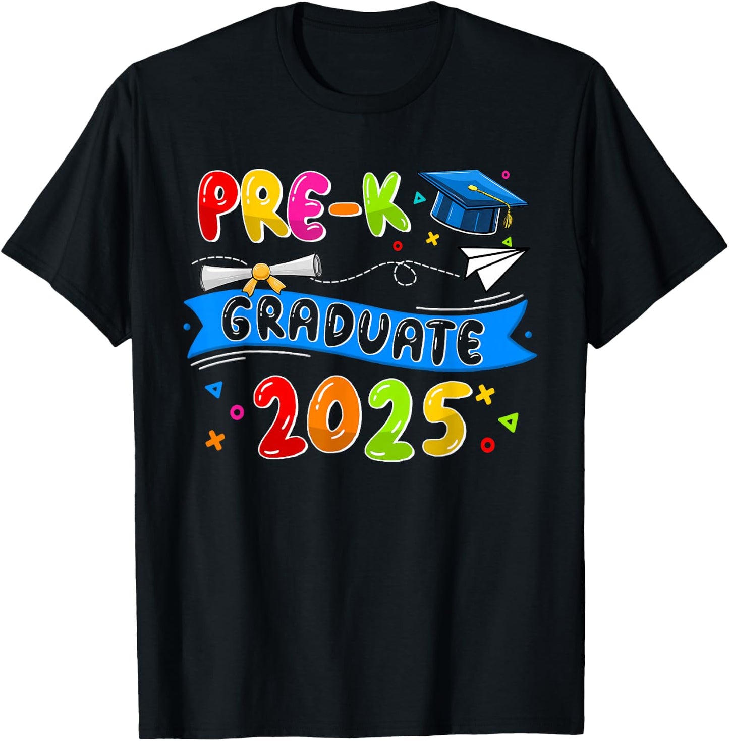 Pre-K Graduate Pre-K Grad Class Of 2025 Graduation 2025 T-Shirt - T-Shirt | Black