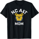 North Carolina A&T State University Aggies Arched Mom T-Shirt - T-Shirt | Black