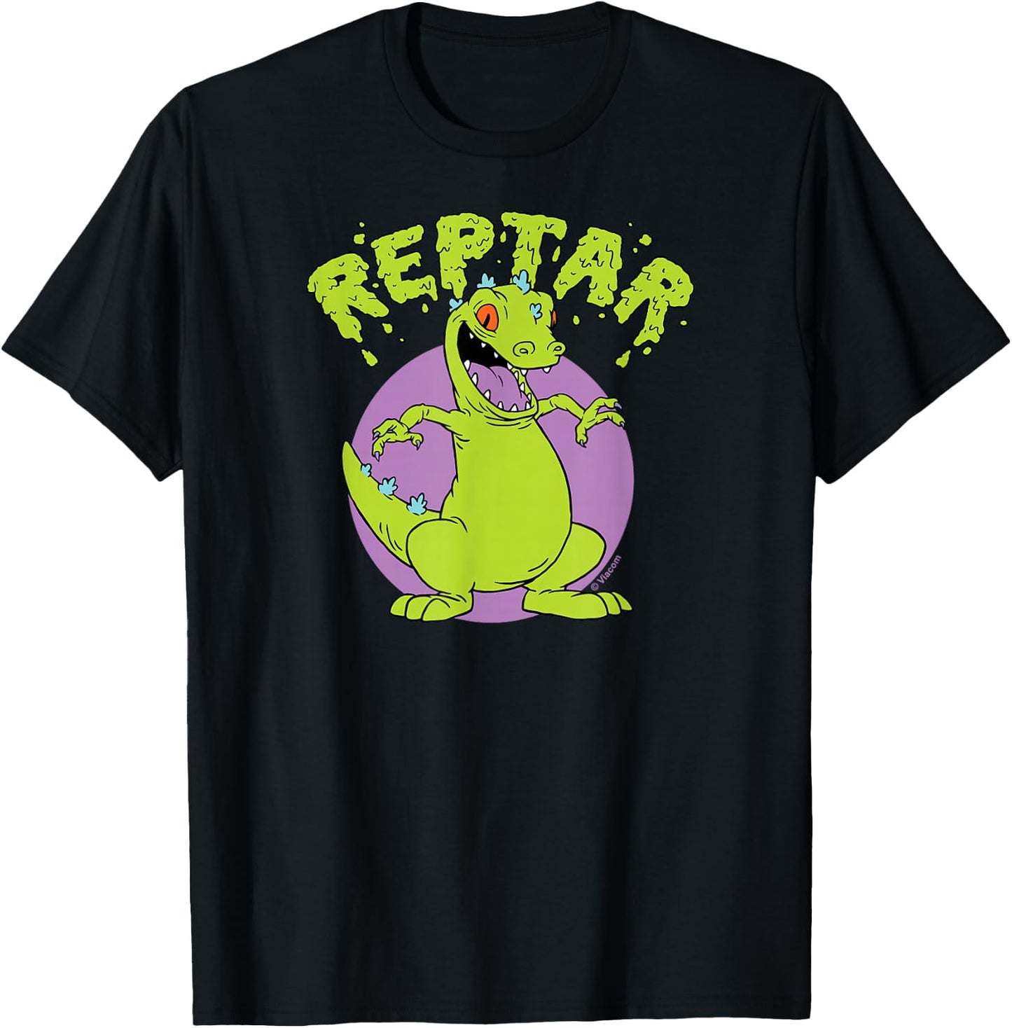 Rugrats - Reptar Slime T-Shirt - T-Shirt | Black