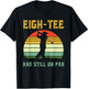 Funny 80th Birthday Golf Pun Golfing 80 Year Old Golfer T-Shirt - T-Shirt | Black
