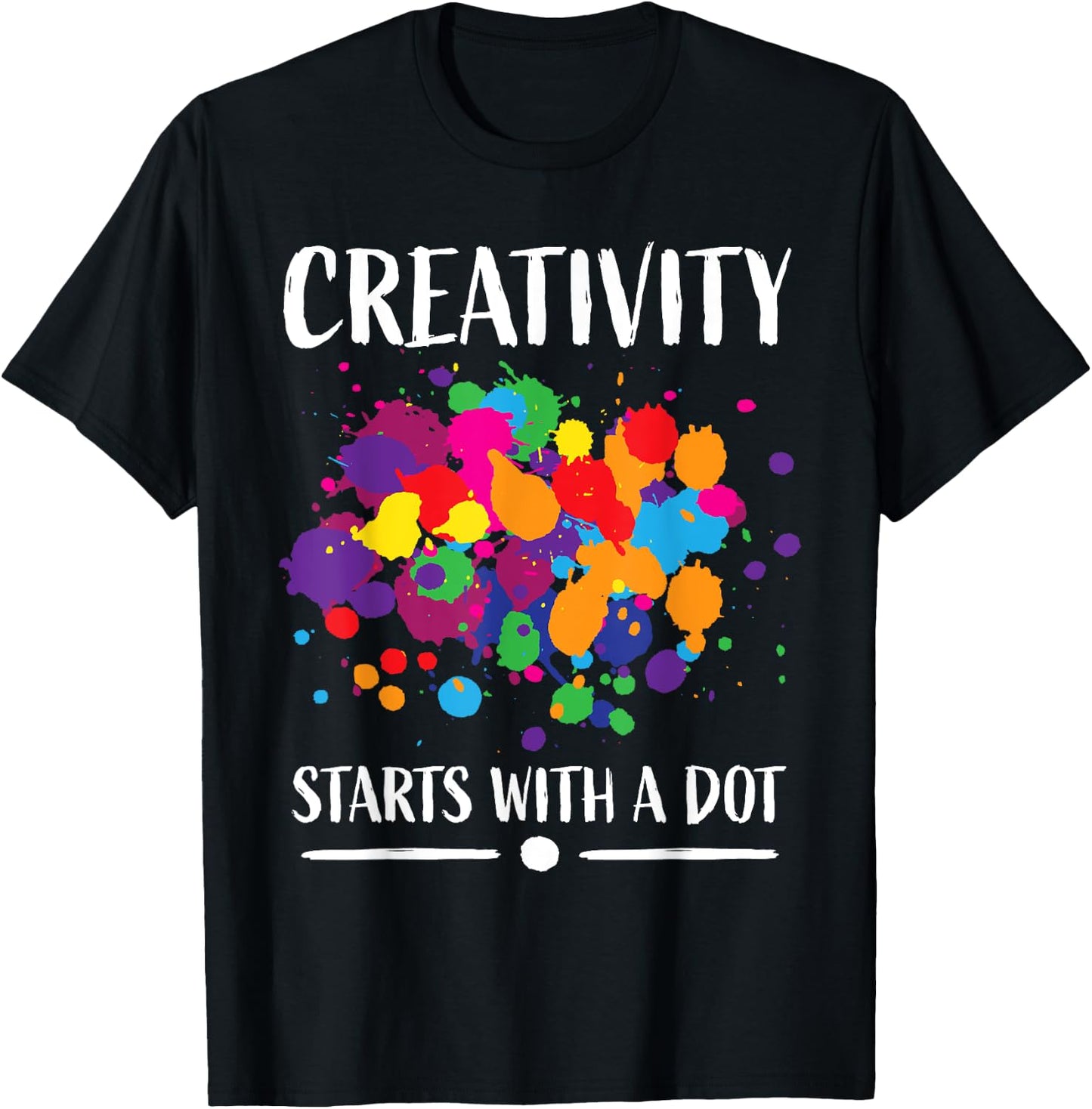 Dot Day Shirt Women Men Kids Girls Boys Teacher 2024 Dot Day T-Shirt - T-Shirt | Black