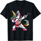 Cute Pirate Unicorn Halloween Clothes T-Shirt - T-Shirt | Black