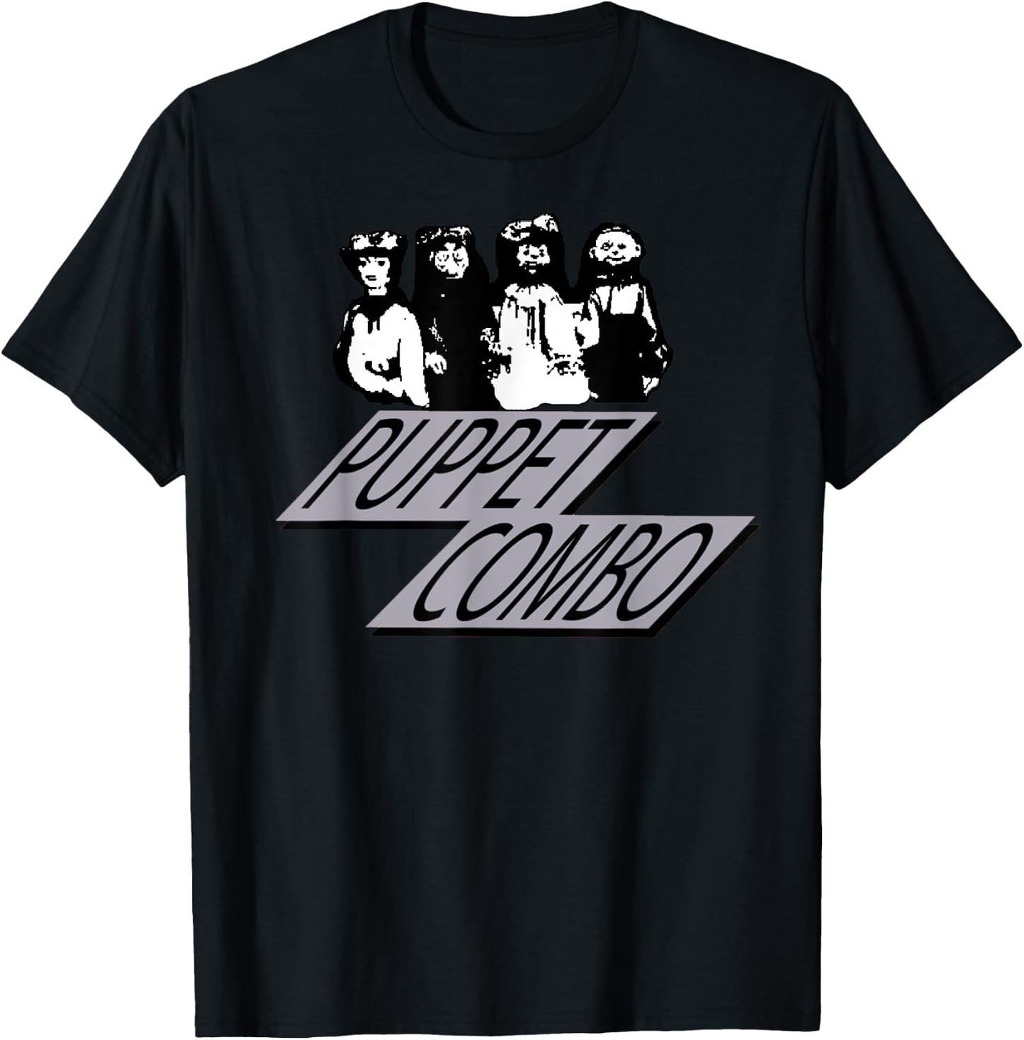 Puppet Combo Survival Horror Slasher Games T-Shirt - T-Shirt | Black