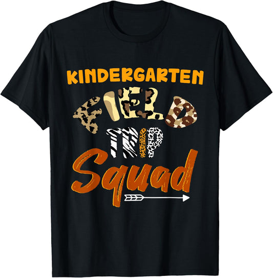 Kindergarten Zoo School Field Day Trip 2026 Matching School T-Shirt - T-Shirt | Black