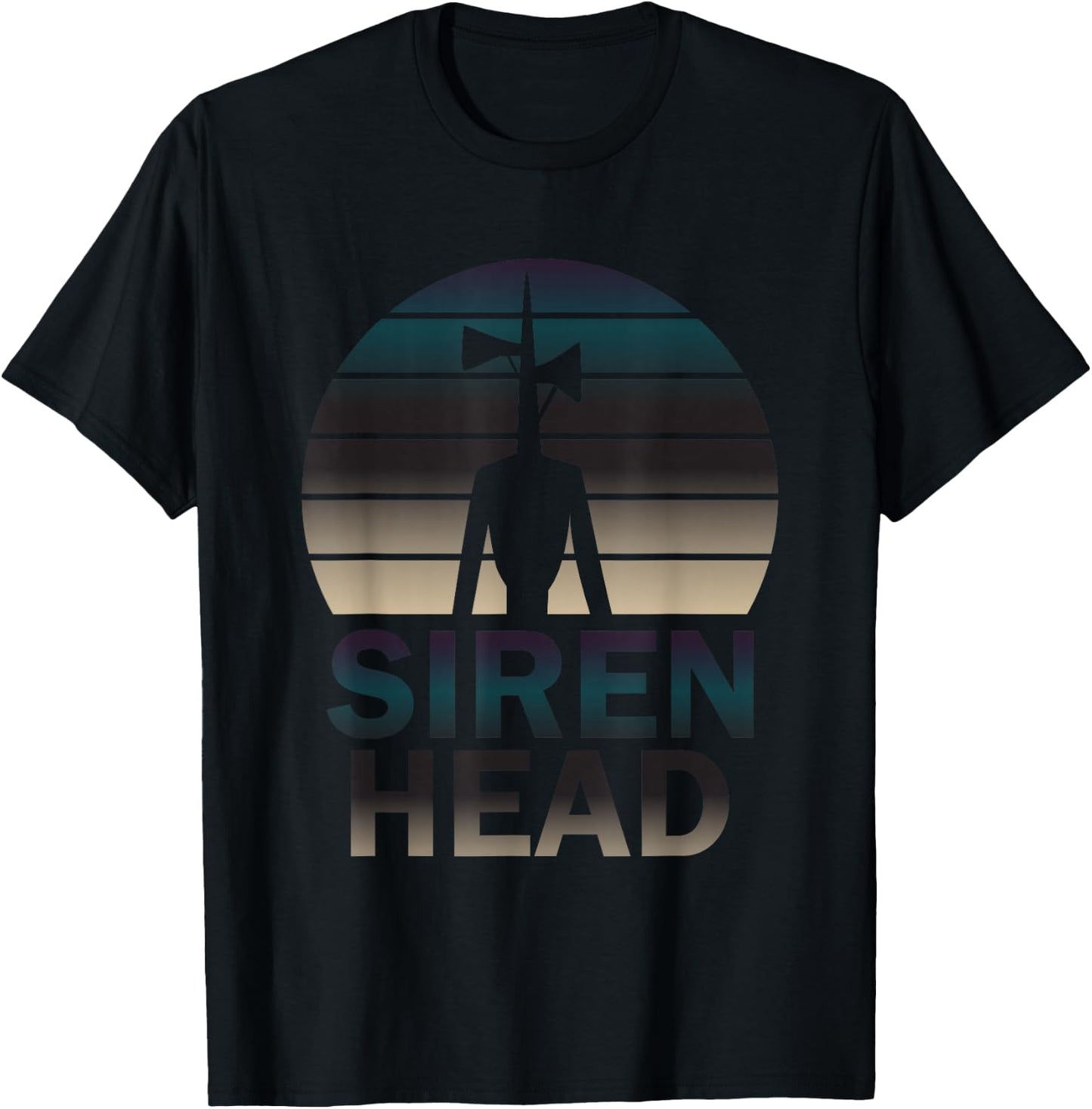 Siren Creature Monster Horror Movie Halloween T-Shirt - T-Shirt | Black