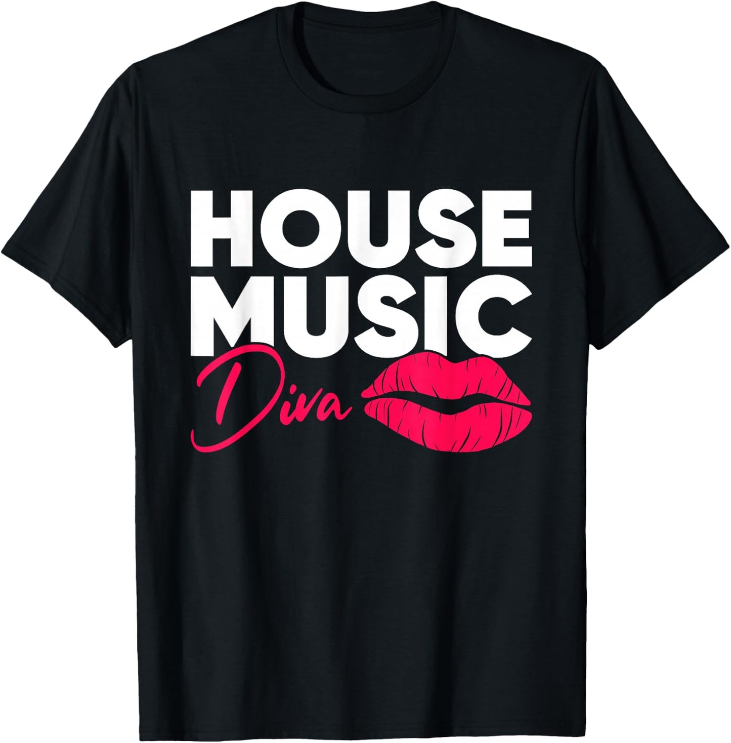 House Music Diva - DJ EDM Festival Women T-Shirt - T-Shirt | Black