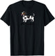 Funny Girls Heart Love Piebald Love Dachshund Lover Raglan Baseball T-Shirt - T-Shirt | Black