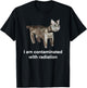 I Am Contaminated with Radiation Cat T-Shirt - T-Shirt | Black