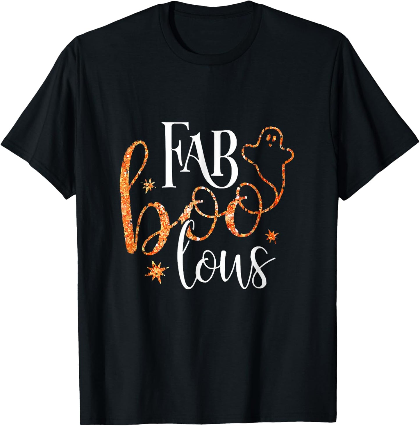 Halloween Fab-Boo-Lous Fabulous Ghost T-Shirt - T-Shirt | Black