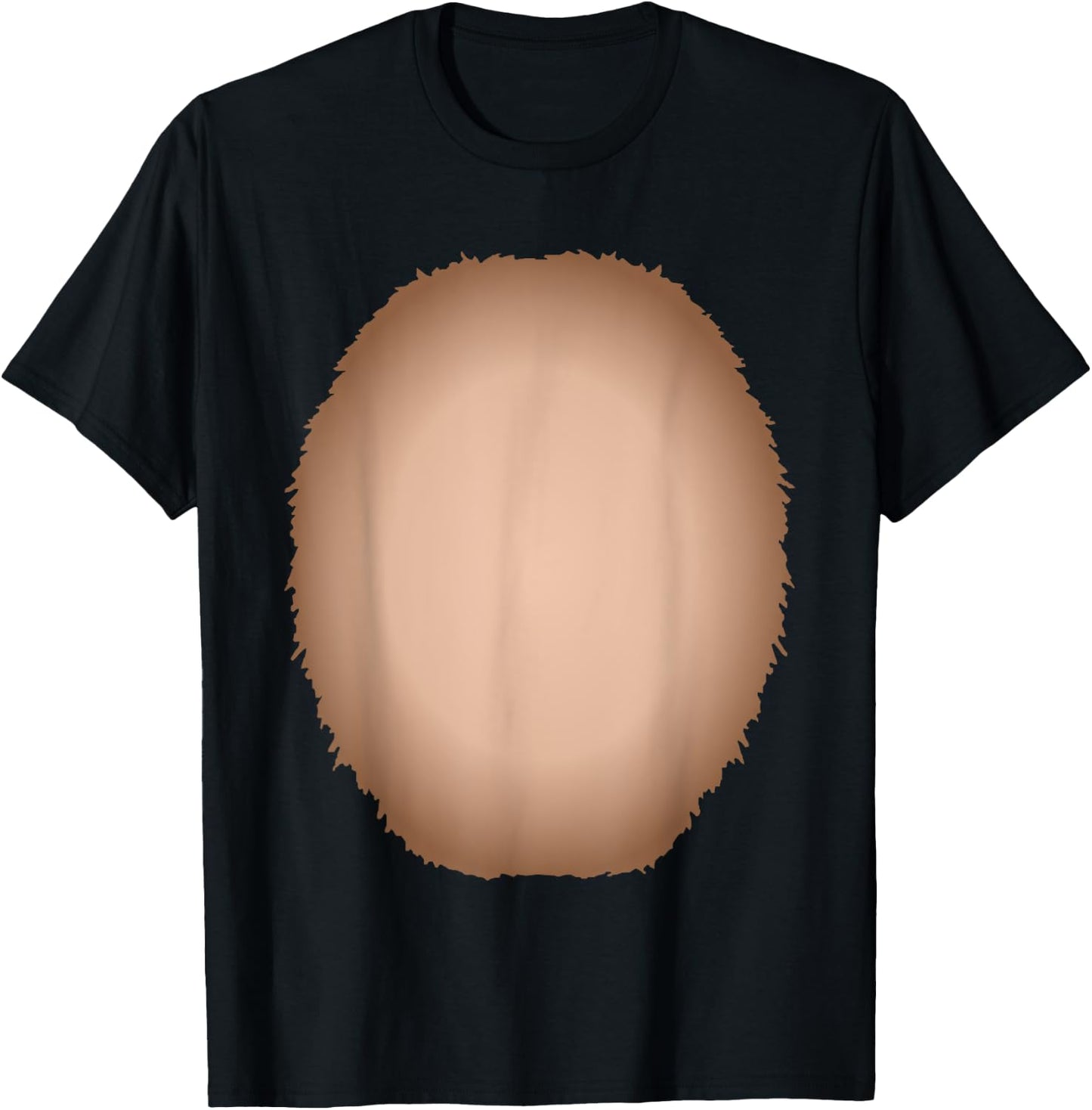 Funny lazy DIY bear belly and back costume halloween party T-Shirt - T-Shirt | Black