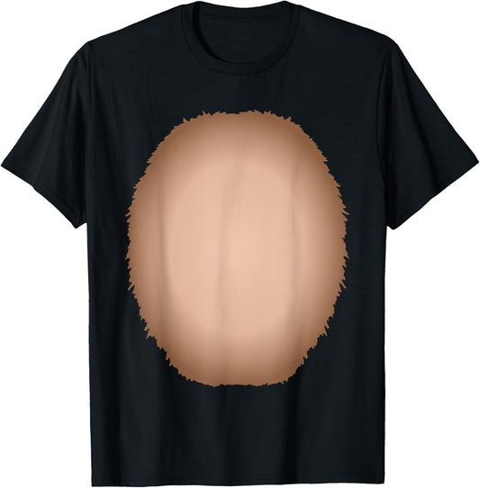 Funny lazy DIY bear belly and back costume halloween party T-Shirt - T-Shirt | Black