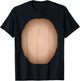 Funny lazy DIY bear belly and back costume halloween party T-Shirt - T-Shirt | Black