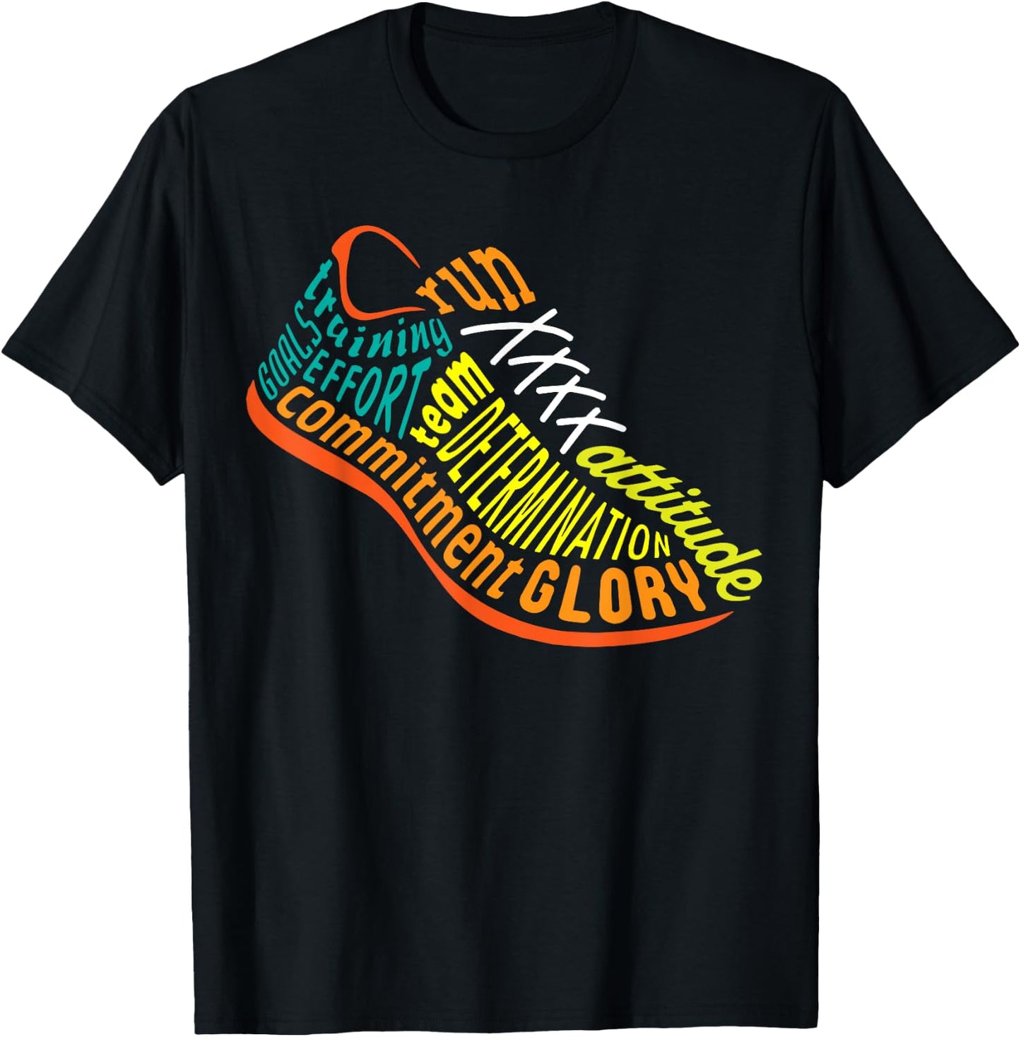 .-Runners-. Long Distance Runner XC Running Cross Country Training , Small, Black T-Shirt - T-Shirt | Black