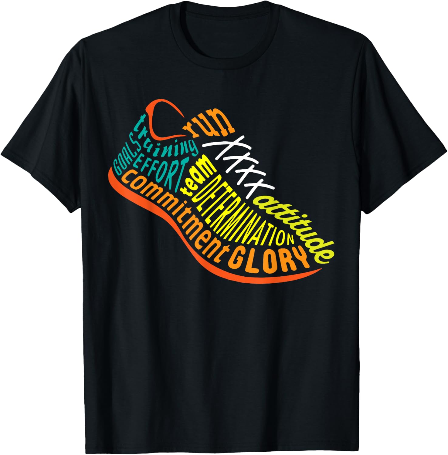 .-Runners-. Long Distance Runner XC Running Cross Country Training , Small, Black T-Shirt - T-Shirt | Black