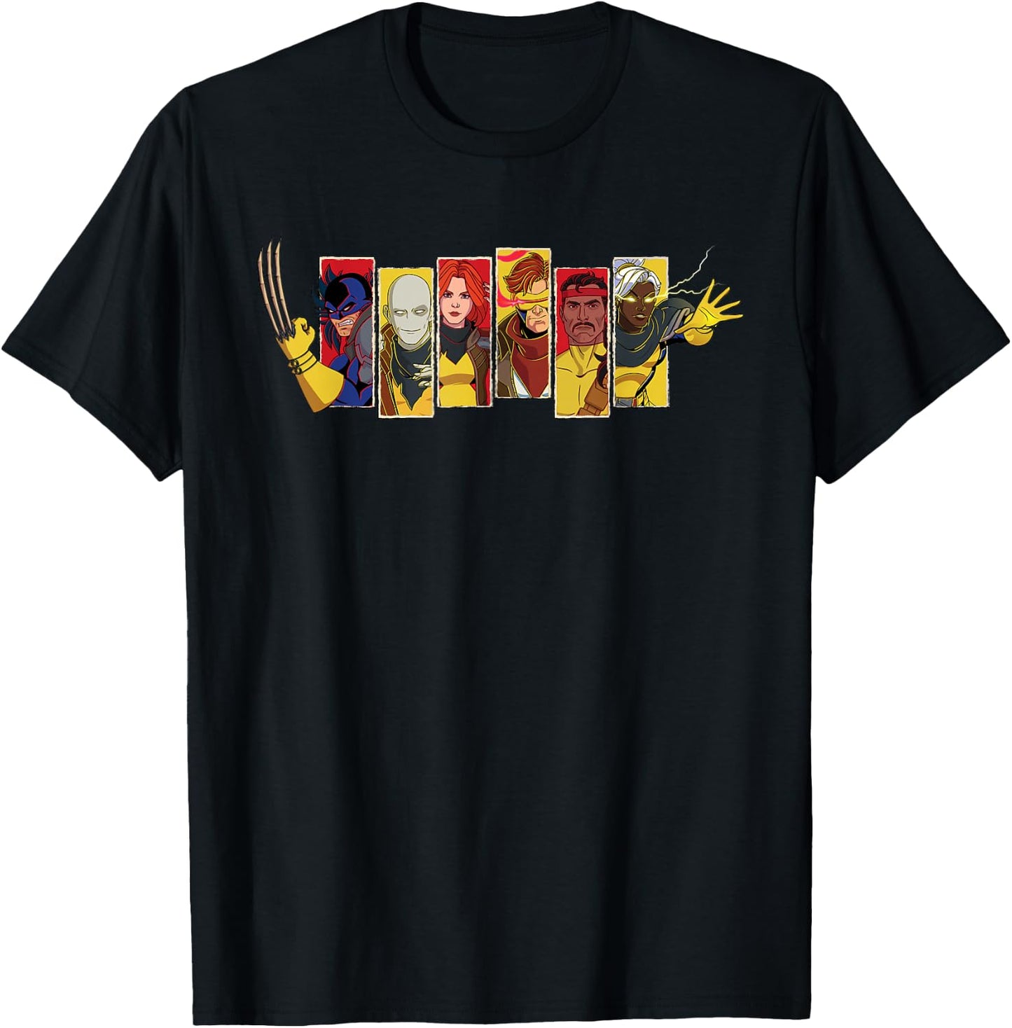 Marvel Studios X-Men '97 Season 2 Team Wasteland Collage T-Shirt - T-Shirt | Black