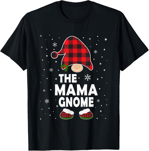 Mama Gnome Buffalo Plaid Matching Family Christmas Pajama