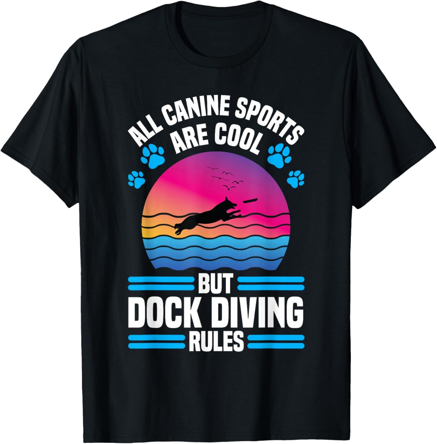 Dock Diving T-Shirt - T-Shirt | Black