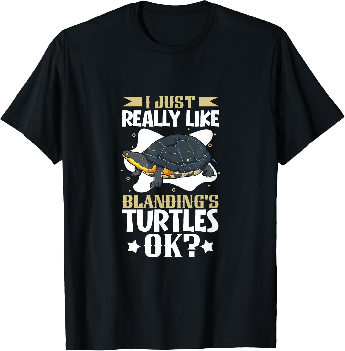 I just really like my Blanding's Turtle T-Shirt - T-Shirt | Black