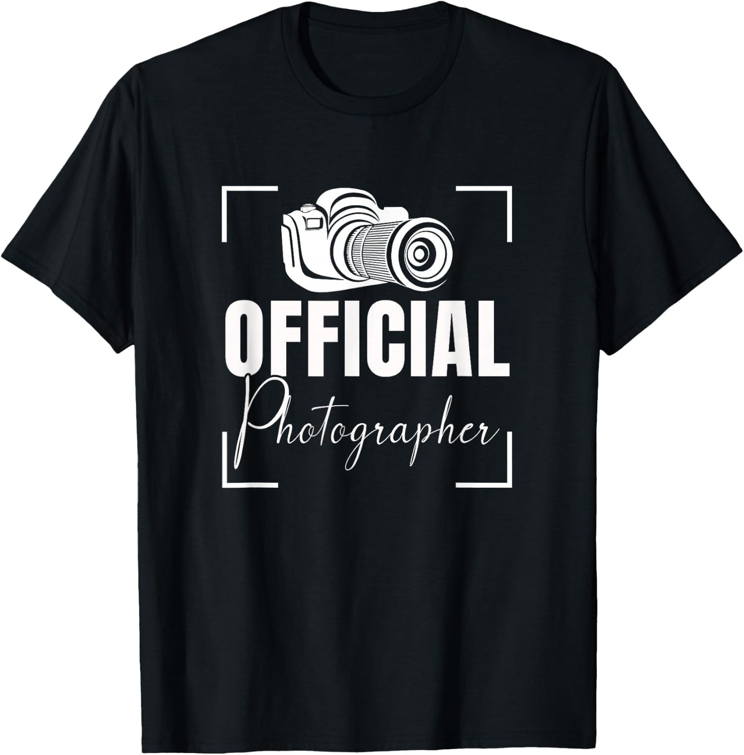 Official Photographer Matching Group Event Photography Lover T-Shirt - T-Shirt | Black