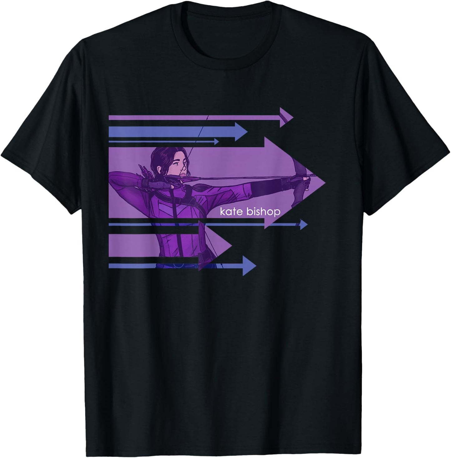 Marvel Hawkeye Kate Bishop Arrows T-Shirt - T-Shirt | Black