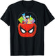 Marvel Spider-Man Halloween Trick or Treat Candy Bucket T-Shirt - T-Shirt | Black