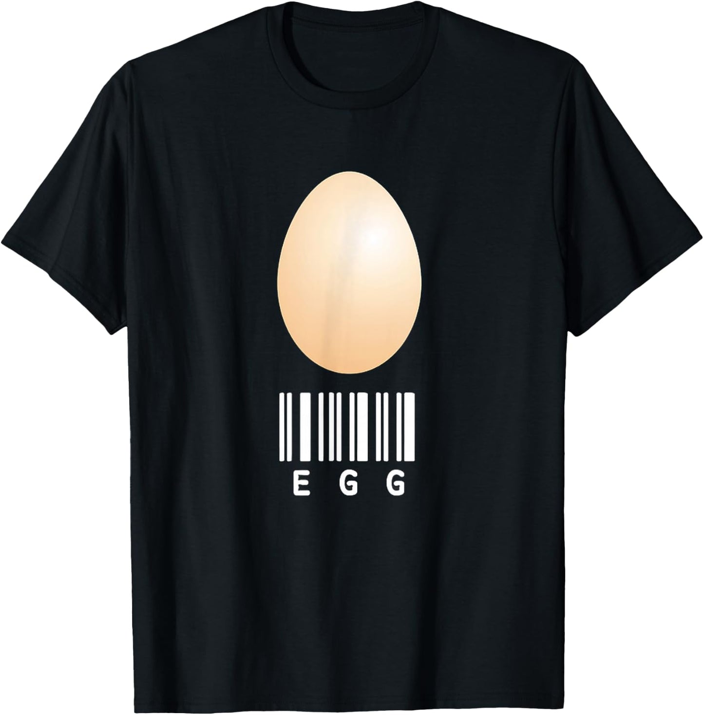 Egg Funny Food Couple Group Halloween Costume Men Women T-Shirt - T-Shirt | Black