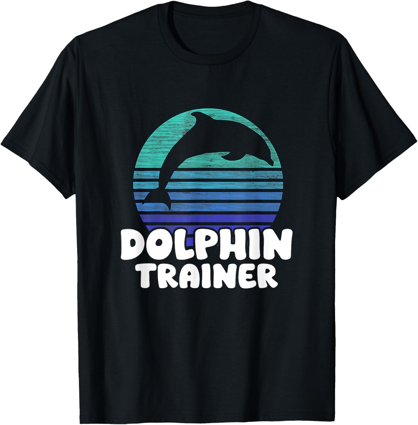 Dolphin Trainer Halloween Costume funny Dolphin Ocean life T-Shirt - T-Shirt | Black