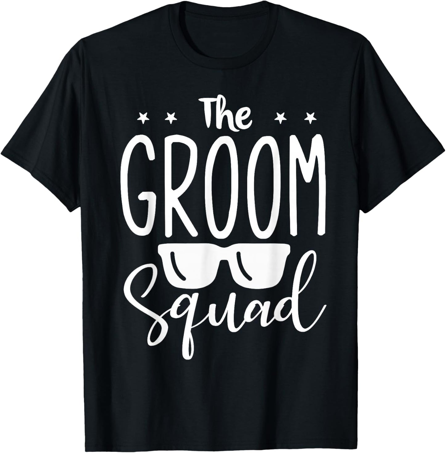 The Groom Squad Wedding Groomsmen T-Shirt - T-Shirt | Black