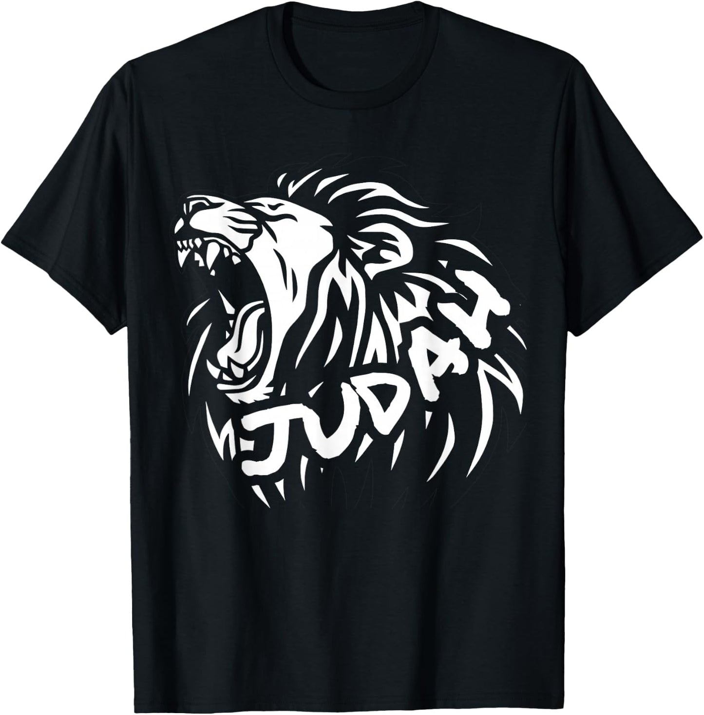 Hebrew Israelite Lion of Judah Yah Yahweh Design T-Shirt - T-Shirt | Black