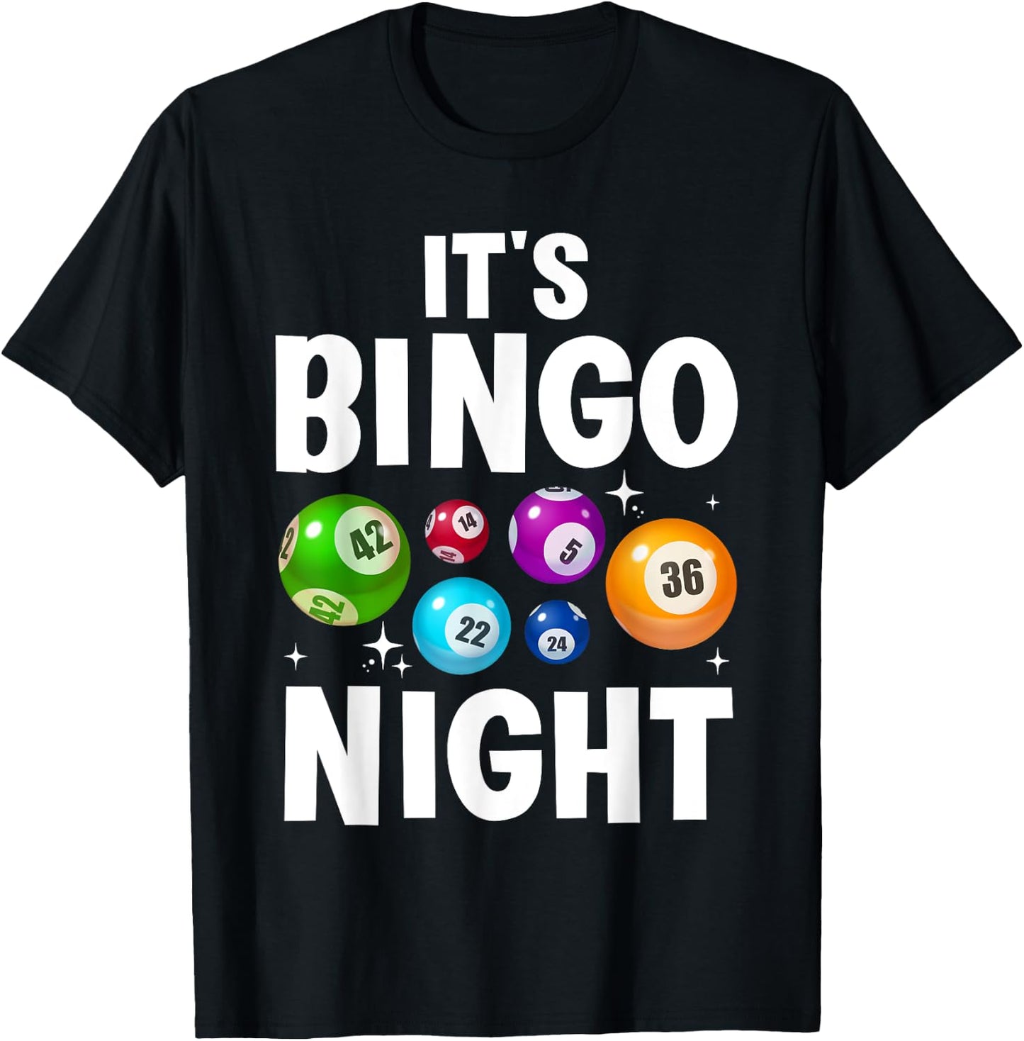 Bingo Night Novelty Women Bingo Lover Bingo Player T-Shirt - T-Shirt | Black