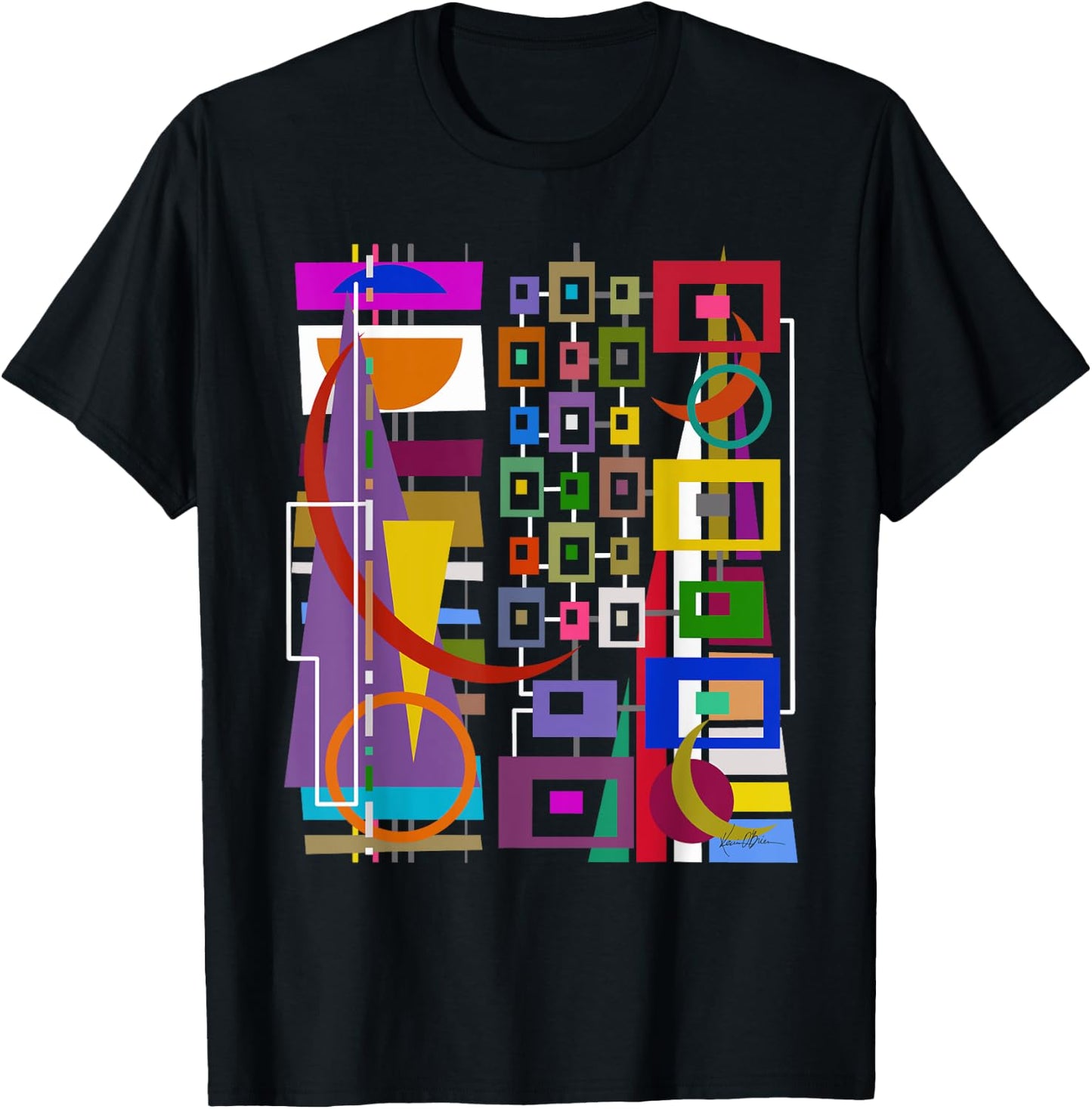 Original Art Gift Abstract Raver Gamer Artist Hipster T-Shirt - T-Shirt | Black
