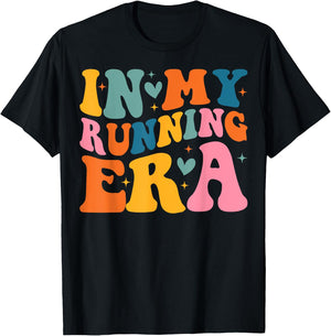 Groovy In My Running Era Runner T-Shirt - T-Shirt | Black