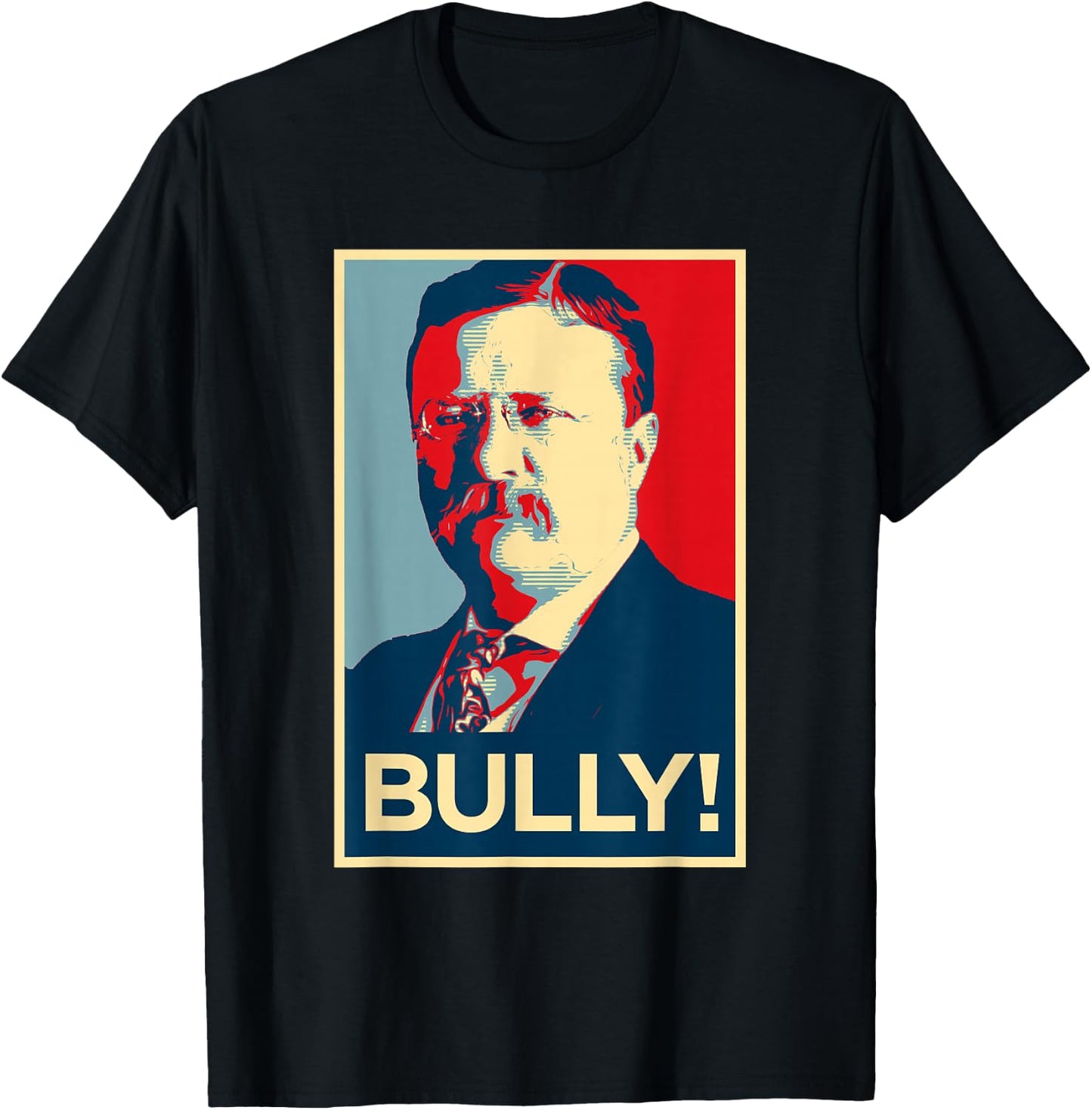 Theodore Roosevelt Election Poster Design T-Shirt - T-Shirt | Black