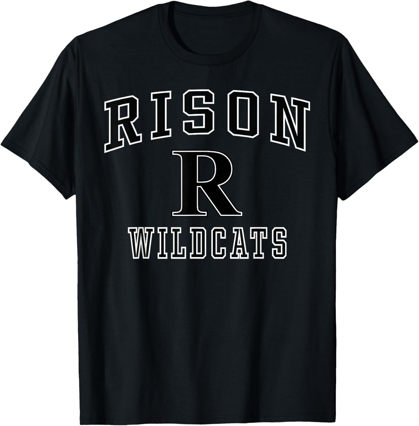 Rison High School Wildcats C1 T-Shirt - T-Shirt | Black