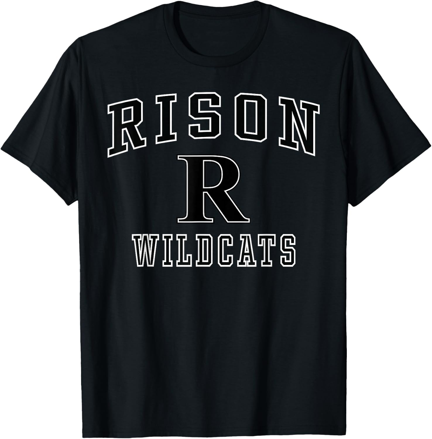 Rison High School Wildcats C1 T-Shirt - T-Shirt | Black