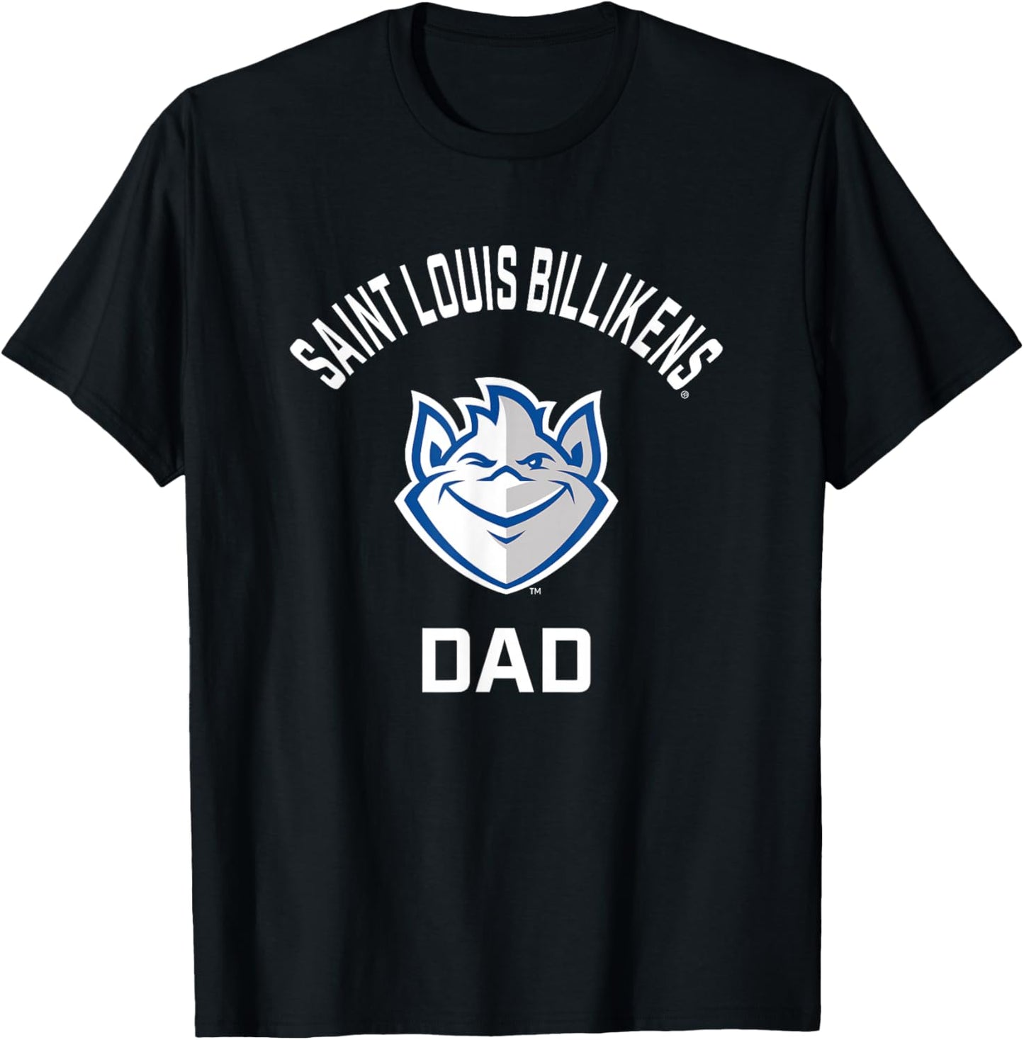 Saint Louis University SLU Billikens Arched Dad T-Shirt - T-Shirt | Black