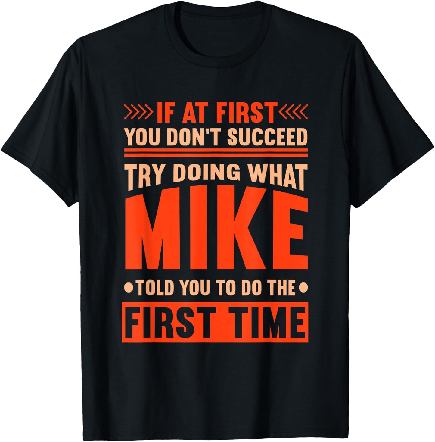 The World Needs More Mikes Quote Funny Mike Name T-Shirt - T-Shirt | Black